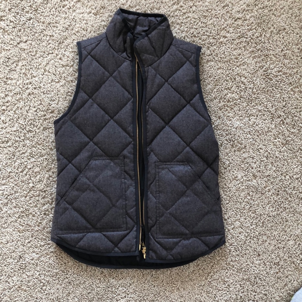 J crew quilted vest